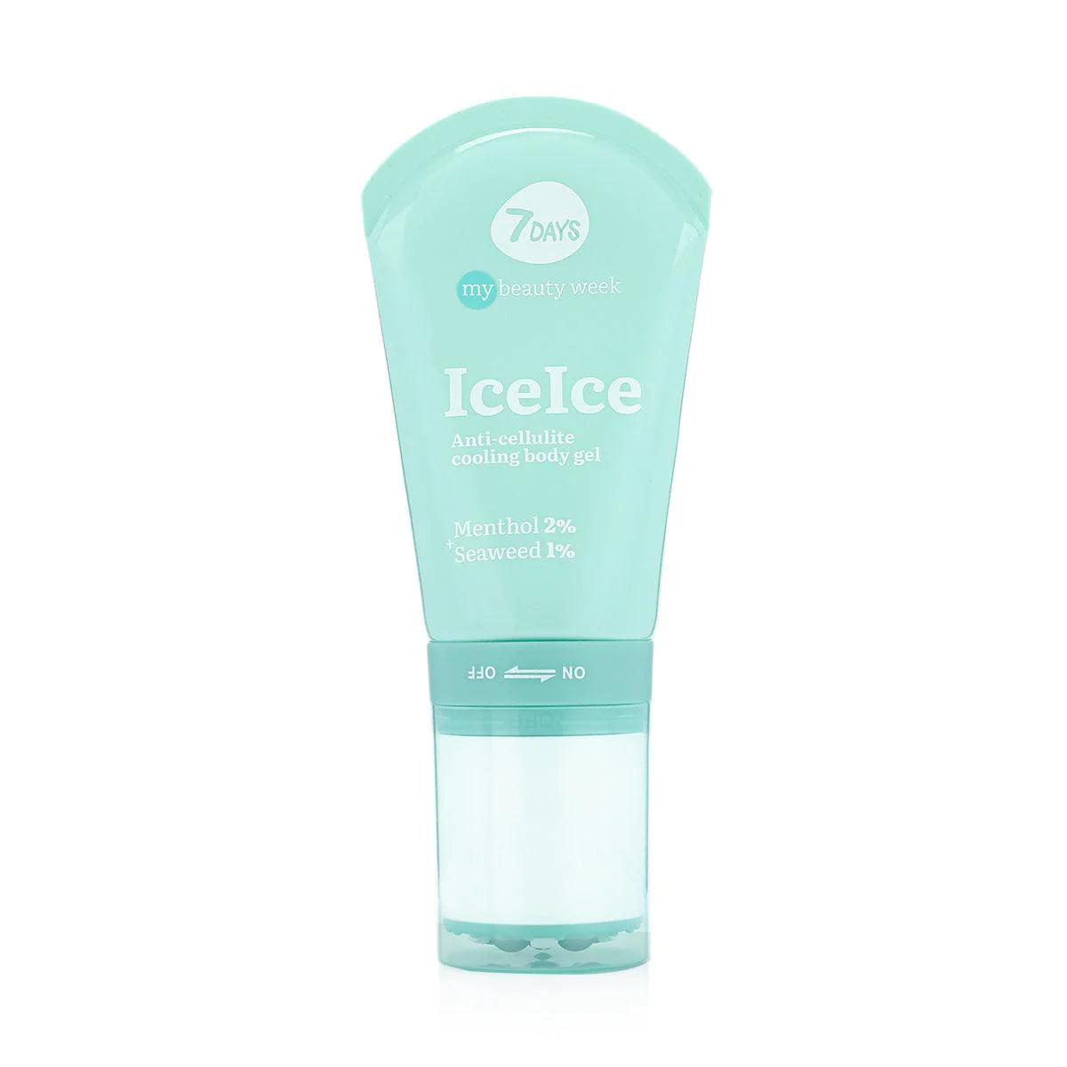 7DAYS MY BEAUTY WEEK ICEICE Anti-cellulite cooling body gel Menthol 2% + Seaweed 1%, 130 ml