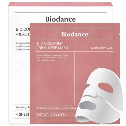 BIODANCE Bio-Collagen Real Deep Mask, Hydrating Overnight Hydrogel Mask