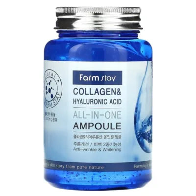 Farmstay Collagen & Hyaluronic Acid All-In-One Ampoule 250ml